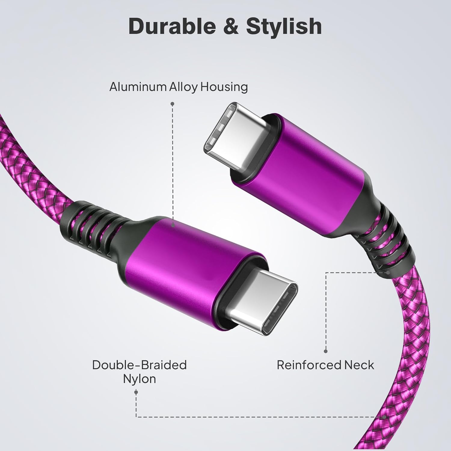 Iphone 16 Pro Max Charging Cable 3.3/6.6/10FT 3Pack,100W USB C to USBC Charger Cord for Car Iphone 16 15 Plus,Macbook Mac,Airpods 4,Ipad Air 5 Mini 6,Samsung Galaxy S25 S24 S23 Ultra Type-C
