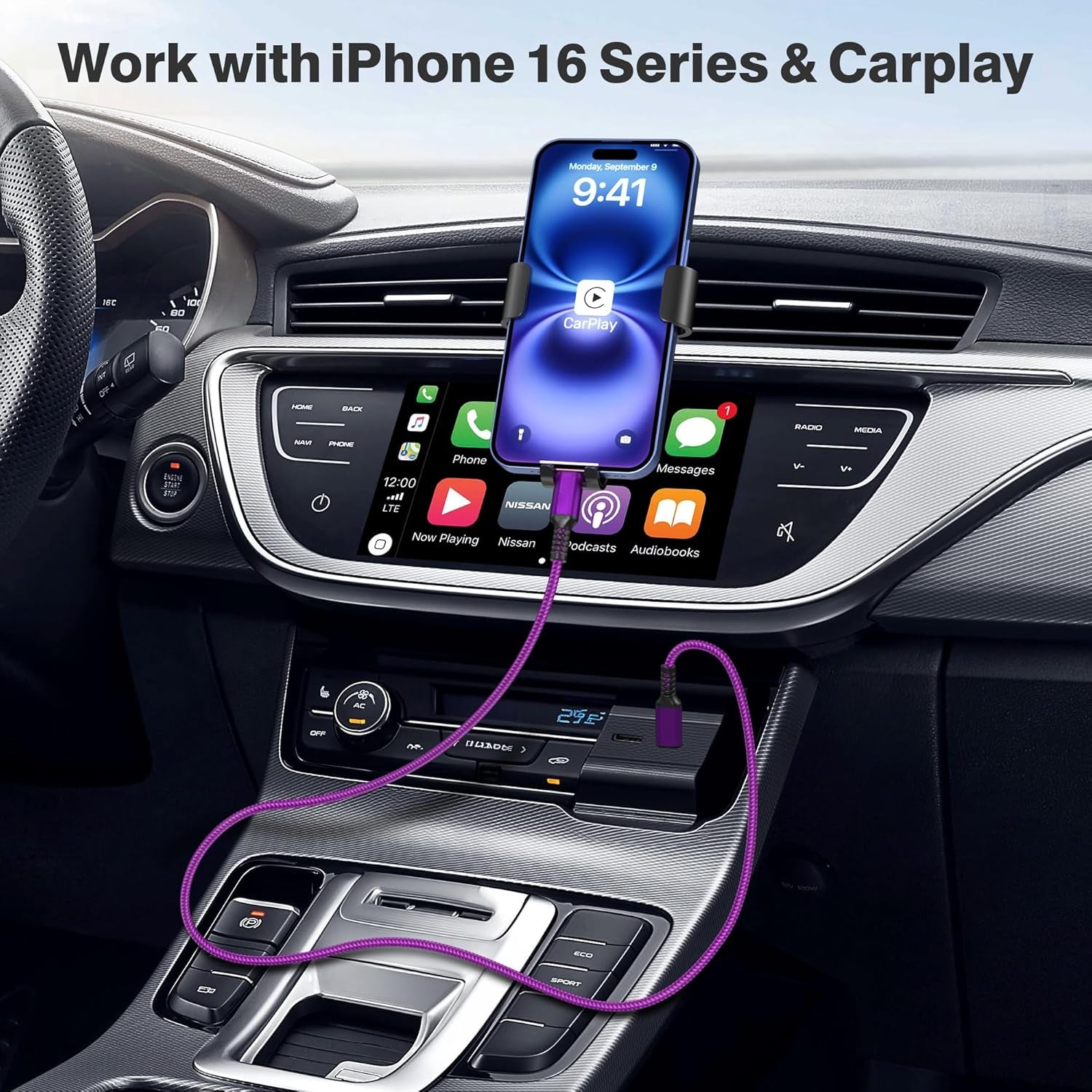 Iphone 16 Pro Max Charging Cable 3.3/6.6/10FT 3Pack,100W USB C to USBC Charger Cord for Car Iphone 16 15 Plus,Macbook Mac,Airpods 4,Ipad Air 5 Mini 6,Samsung Galaxy S25 S24 S23 Ultra Type-C